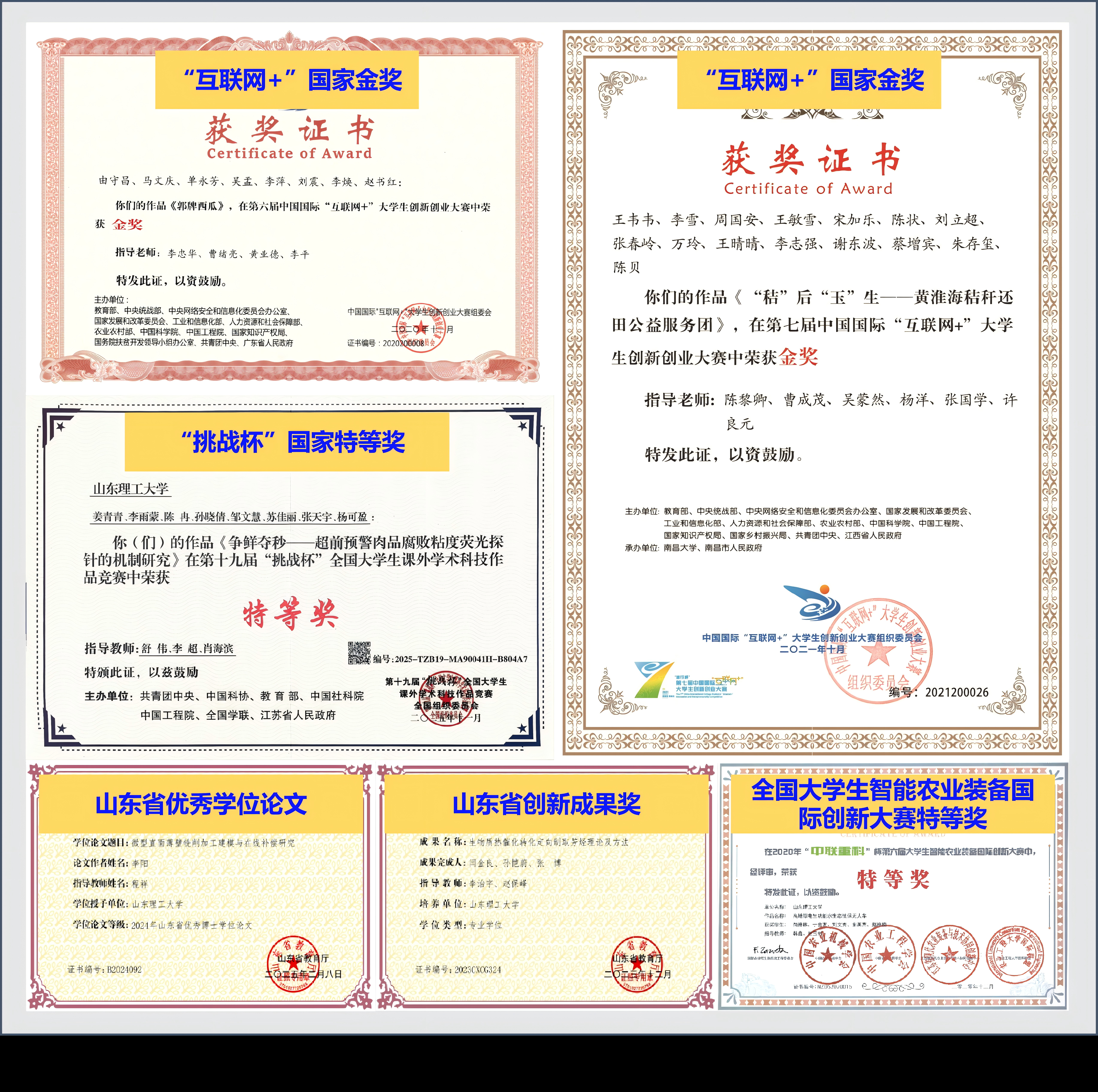 科创获奖